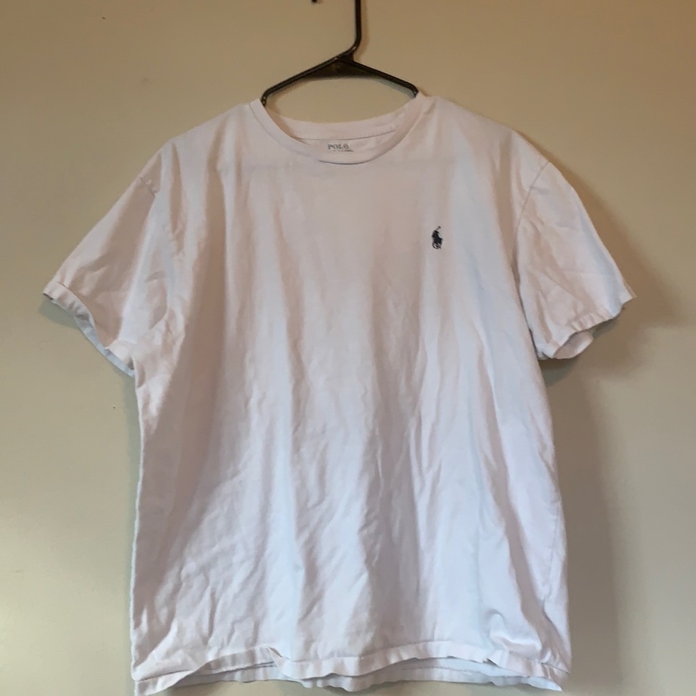 White Polo Ralph Lauren T-shirt.